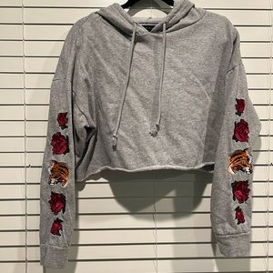 LA HEARTS Crop Sweatshirt